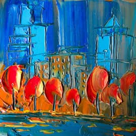 Красные деревья