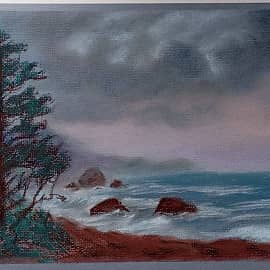 Тучи над побережьем