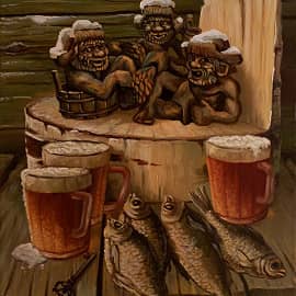 Натюрморт "Банный день"