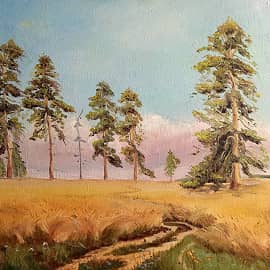 По мотивам Шишкина "Рожь"