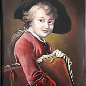 Мальчик с портфелем, художник Артём (Artevgen_art)