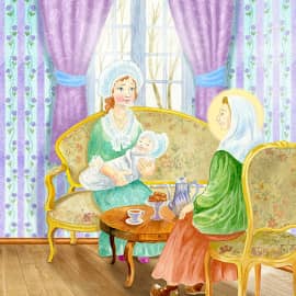 Иллюстрация к книге о Св.бл.Ксении Петербургской (3)