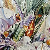 Ирис воздушный (3), художник Чернова Ольга