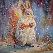 Лесная красавица.