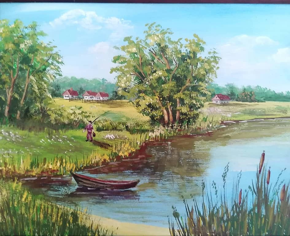 Деревенский пейзаж 4