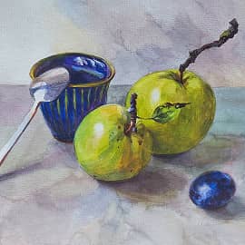 Яблочки на моем столе