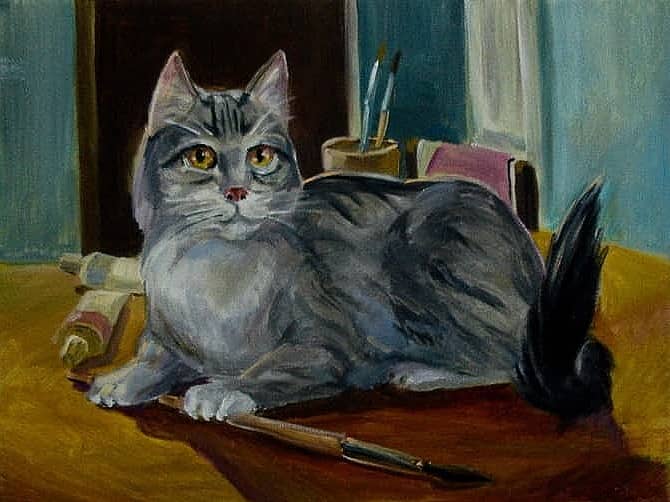 Юный художник