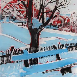 Тополь мой опавший.