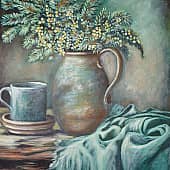 Зеленый натюрморт.