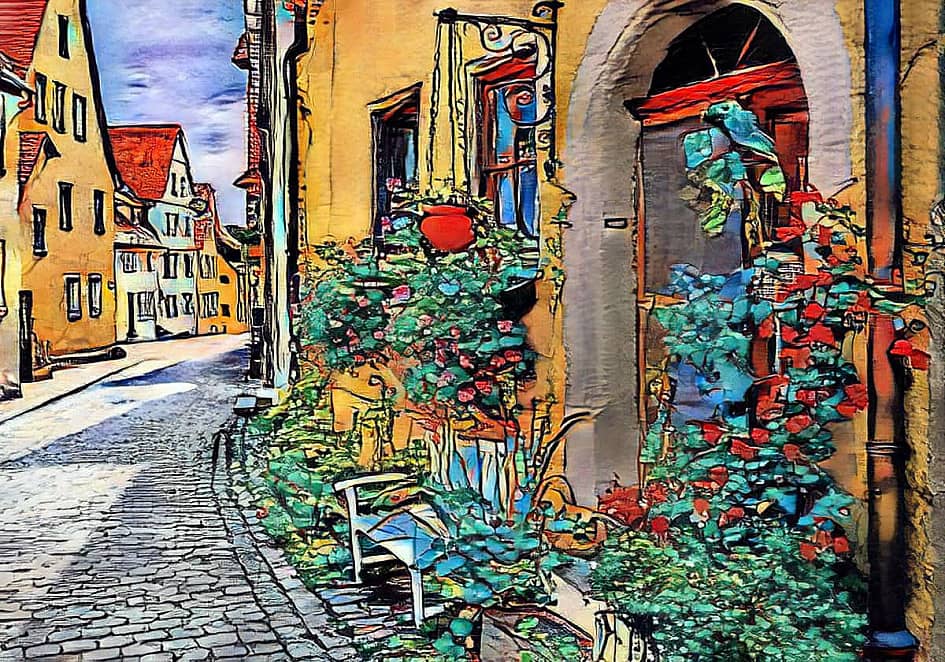 Узкие улочки.