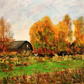 Деревенская осень.