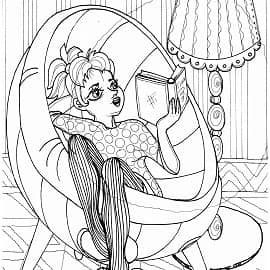 Можно и почитать (Детская раскраска)