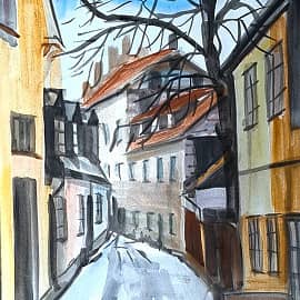 Улочка Швеции