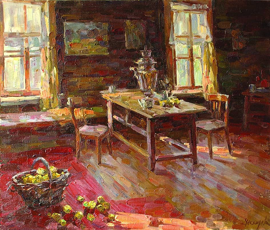 Интерьер избы (Псковская область)