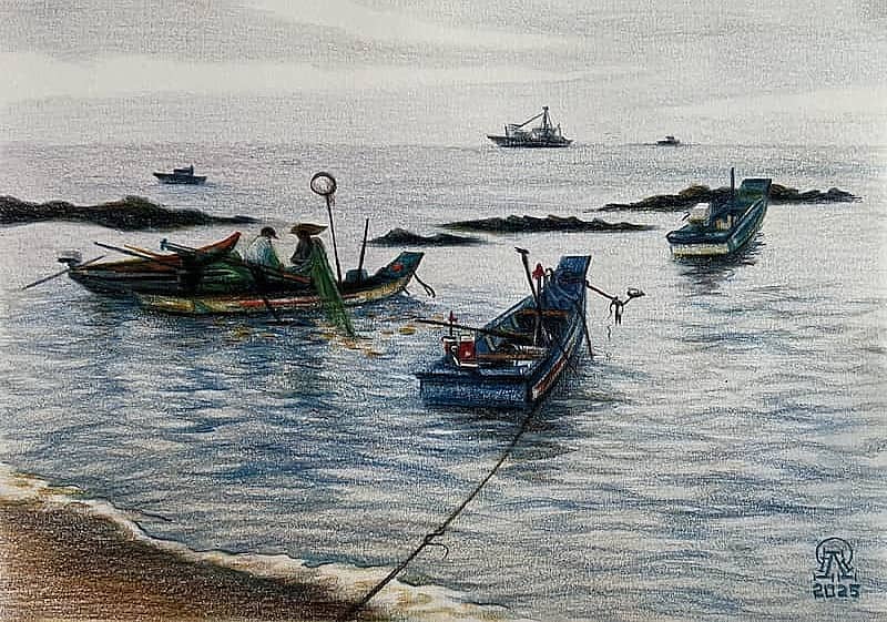 Фукуок. Рыбацкие лодки.