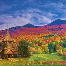 осенние холмы