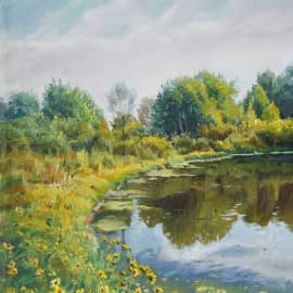 Сентябрь у пруда