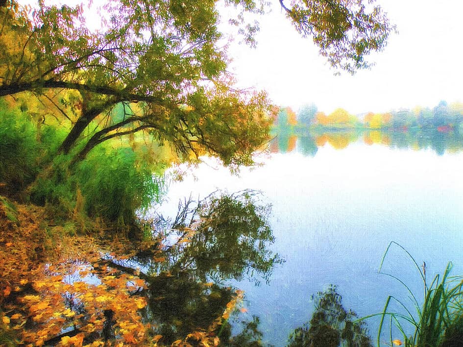 осень у озера