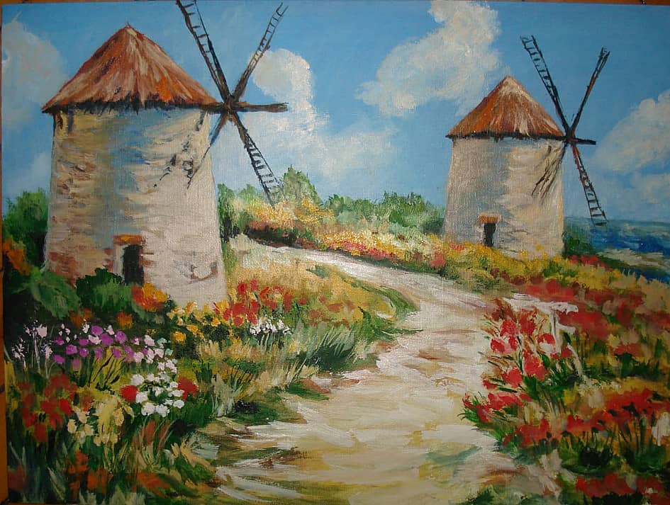 Мельница и лето.