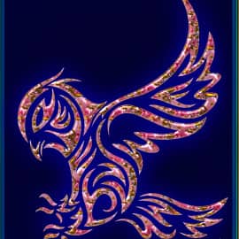 Птица 032  60х50