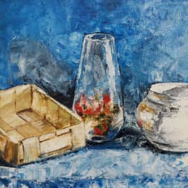 Натюрморт из трех предметов