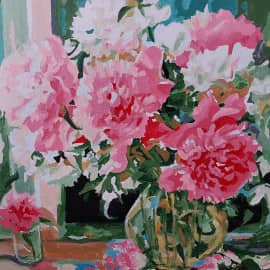 Натюрморт Пионы