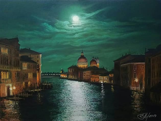 Лунная ночь в Венеции