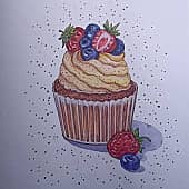 Десерт с ягодамм