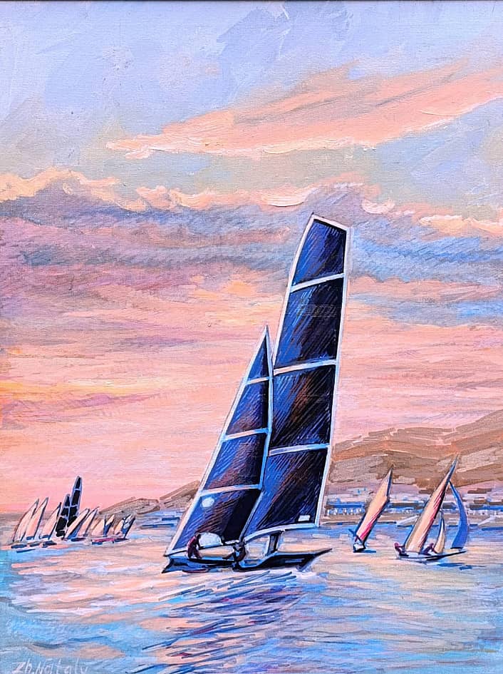 Карбоновая яхта. Серия "яхт-клуб", ZhNataly