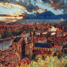 Тучи над городом.