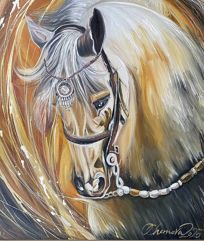 Белая лошадь