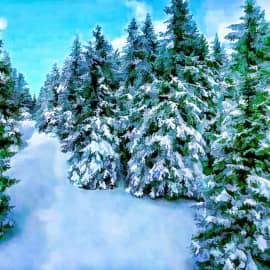 Зимний пейзаж 0106