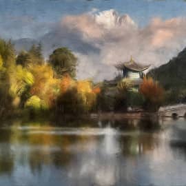 Мост у озера