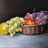 Натюрморт с виноградом