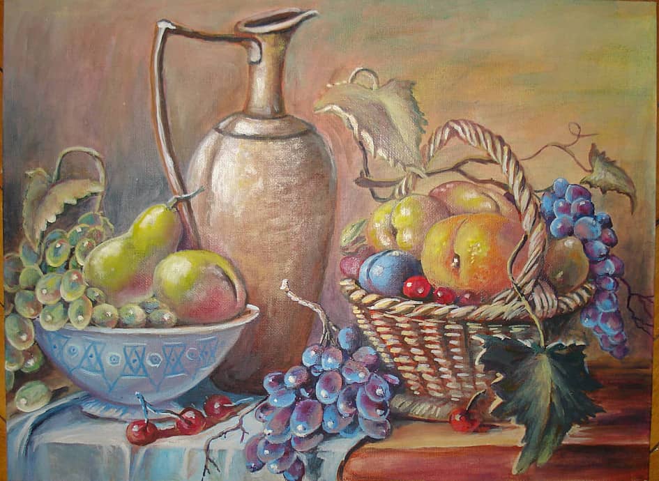 Натюрморт с фруктами.