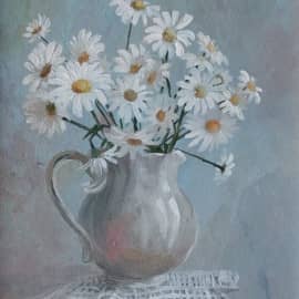 "Ромашки в кувшине"