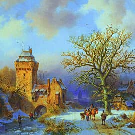 Зимний пейзаж.