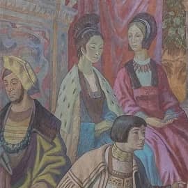 Триптих Эмблема Сословий: Обман (фрагмент картины)