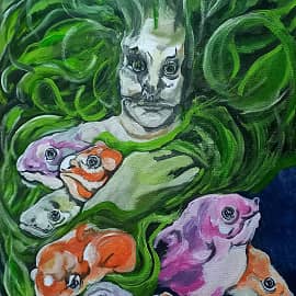 Сказочный рыбий пастух АнкеКеле- водоросли