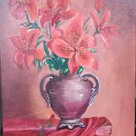 Красные лилии