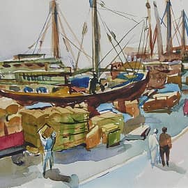 Порт в Дюбаи