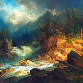 На перекате.