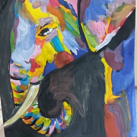 Контрастный слон