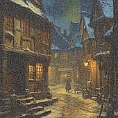 Хмурый вечер.