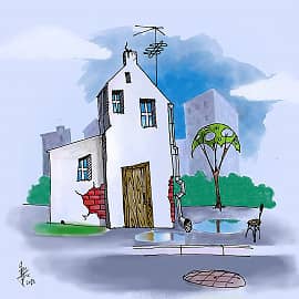 Иллюстрация "ни к чему"