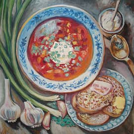 Борща к обеду желаете?