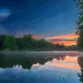 Тихий вечер.