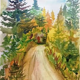 По дороге из леса...