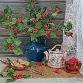 Чай с малиной