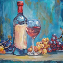 Виноградный натюрморт.